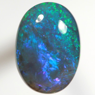 SOLID BLACK OPAL Bright ocean colours, tropical turquoise and ocean blue